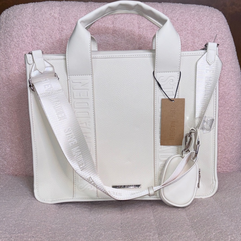 Steve Madden Vanilla Bwebber-El Satchel Tote